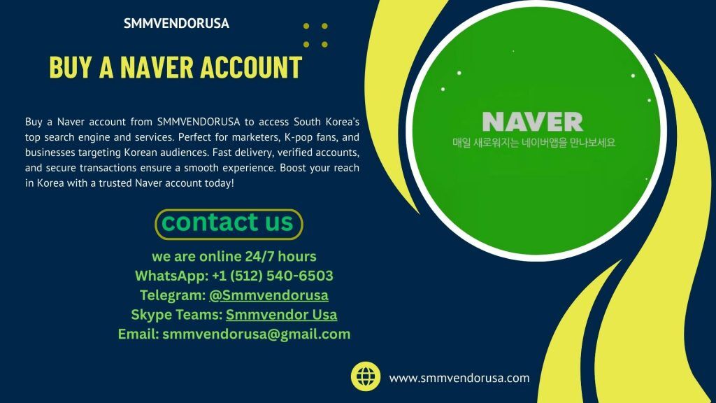 Buy a Naver account